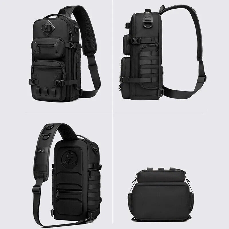 Men's Chest Bag Outdoor Tactical Crossbody Bag Sports Bag Man Shoulder Bag