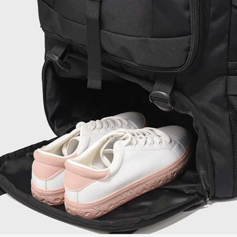 Travel Backpack Men Business Bag Outdoor Sports Backpacks Shoes Pocket