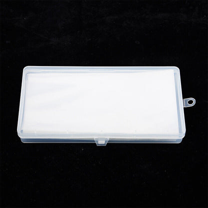 100 Pieces Paper Money Collection Protector Bag with Plastic Storage Box Clea-ca