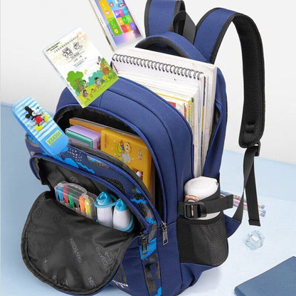 50L Schoolbag Primary School Students Spine Protection Super Light Backpack Boys
