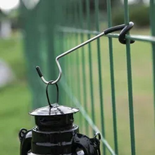 Stainless Steel Light Stand Holder Hooks Portable Tent Pole Lamp Hanger Hunting