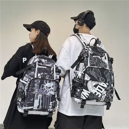 Girl Male School Bag Men Backpack Women Boy Bag Nylon Ladies Student