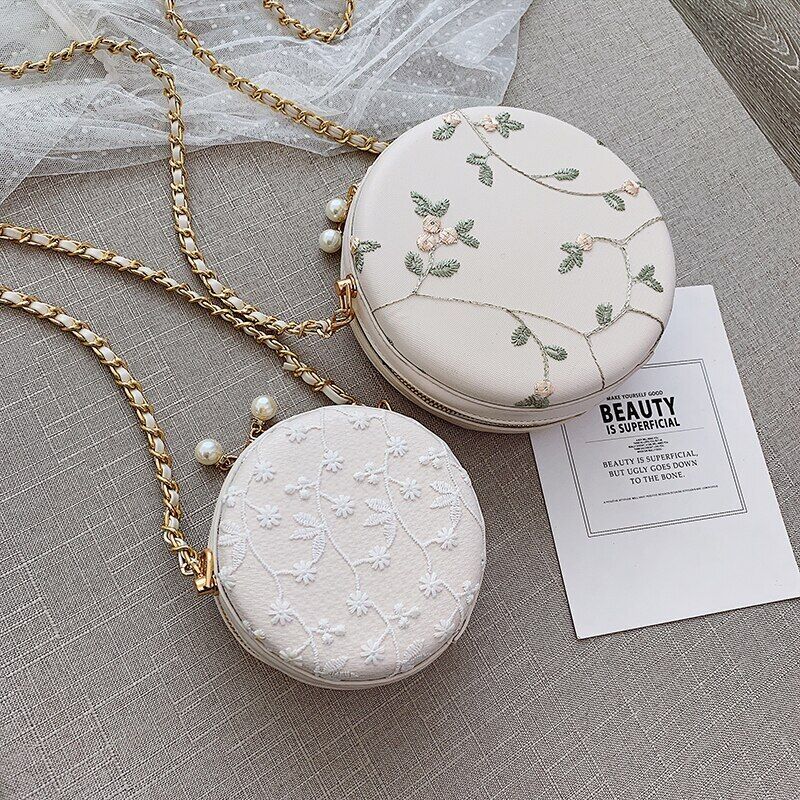 Pu Leather Crossbody Bags Women Shoulder Bag Flowers Female Handbags Travel