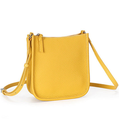 100% Genuine Leather Bucket Bag Women's Summer Designer Small Sling/Shoulder Bag