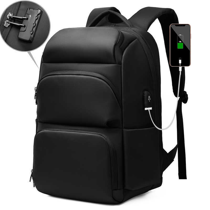 17 Inch Laptop Anti-theft Backpacks USB Charging Men Business School Travel Bag
