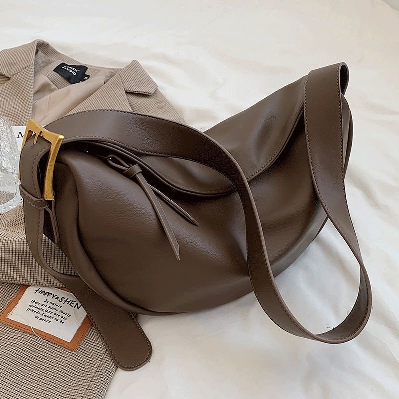 Crossbody Bags Women Large Capacity Luxury Handbag Solid Shoulder Bag 38*18*9 CM