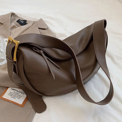 Crossbody Bags Women Large Capacity Luxury Handbag Solid Shoulder Bag 38*18*9 CM