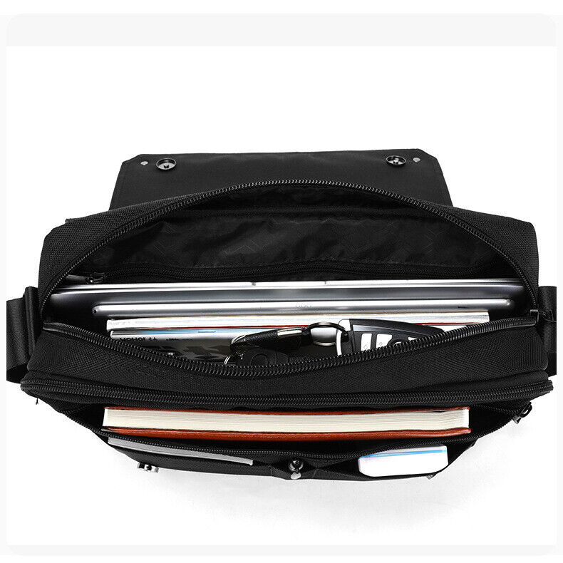 Men's Oxford cloth Waterproof 14" Shoulder Messenger Bags Business Crossbody Bag