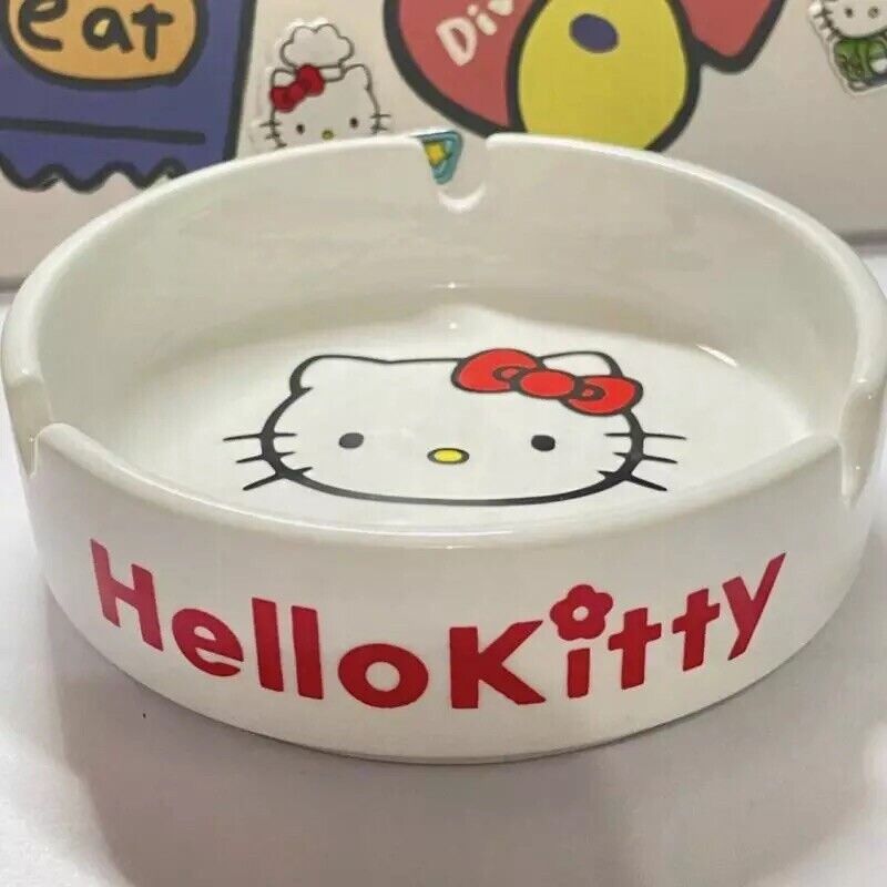 Ceramic Hello Kitty Ashtray - Sanrio Ashtray