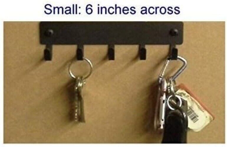 Bear #01 Key Rack Hanger - 6 inch Wide Metal Wall Art
