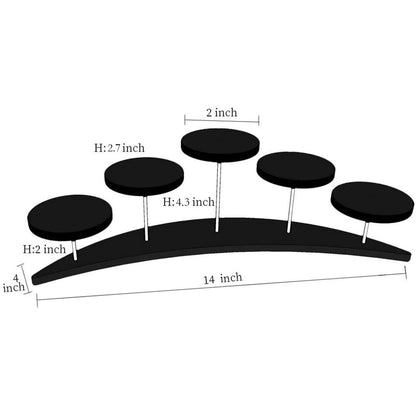 Cupcake Display Stand 5Tier Clear Acrylic Party Cake Dessert Holder Jewelry Rack