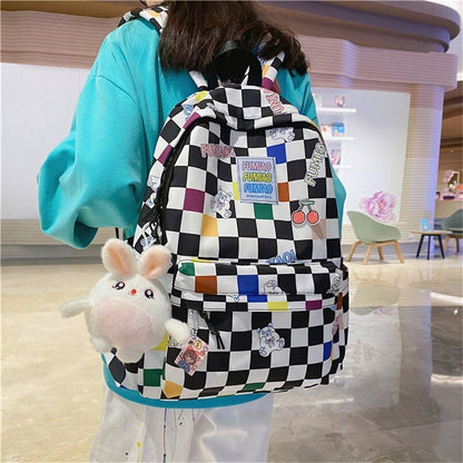 Fashion Backpack Waterproof Oxford School Shoulder Light Travel Bag 30*31*14 CM