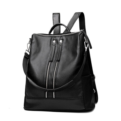 New Womens Ladies PU Leather Bagpack Shoulder Messenger Tote Travel School Bag