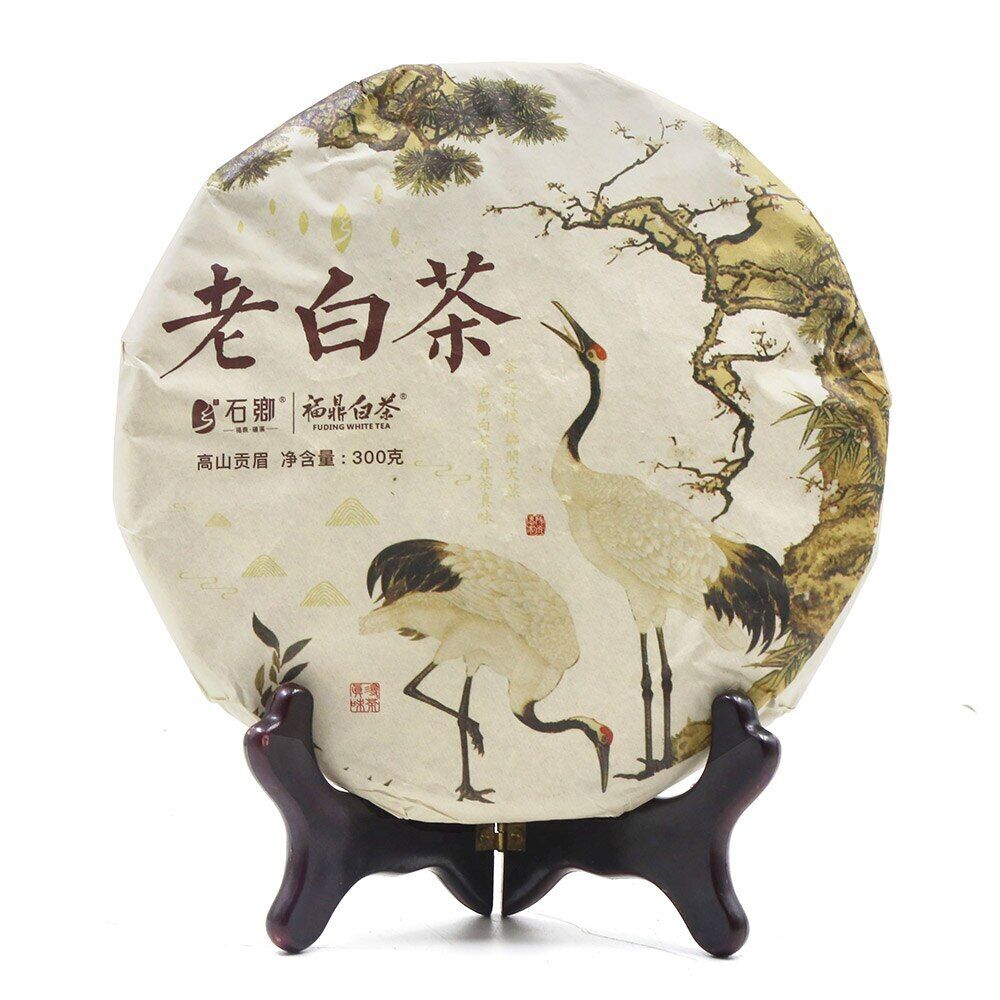 300g 2017 Fujian White Tea ShuangHe Old Bai Cha Tea Cake