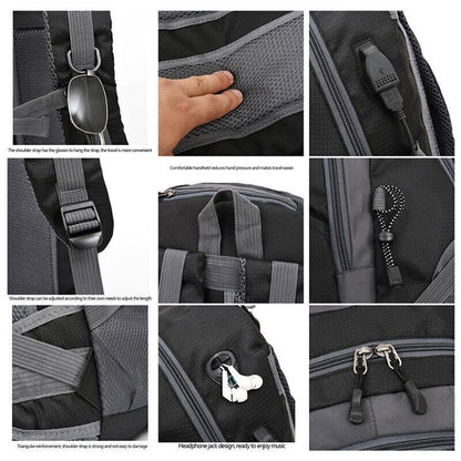 40L Men Backpack Travel Pack Sports Bag Hiking Climbing Camping Backpack
