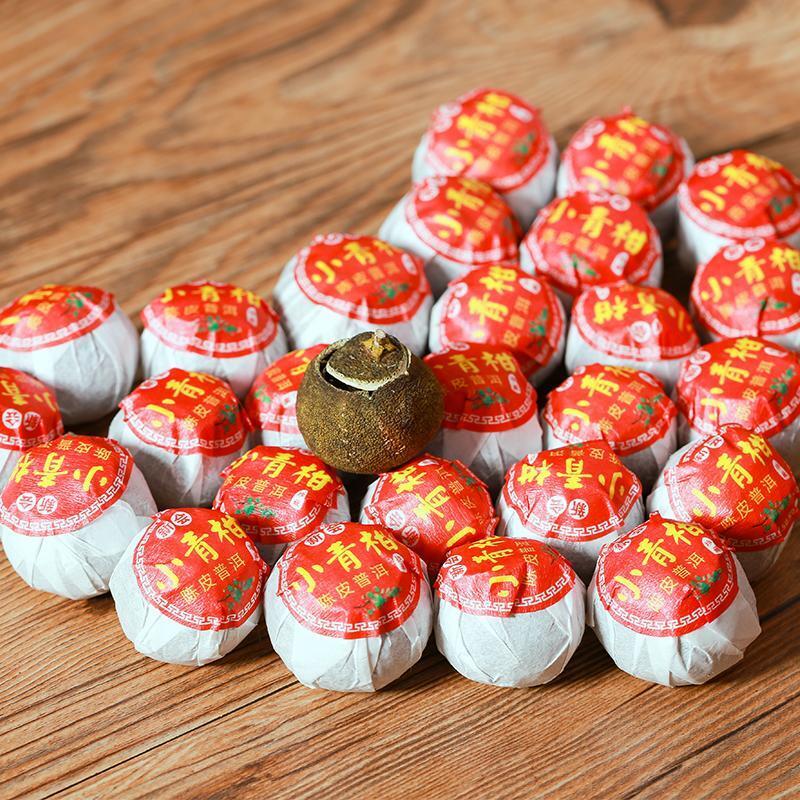 New Pu'er Tea Yunnan Palace Pu'er Ripe Tea Aged Luzhou Flavor Tangerine Tea 250g