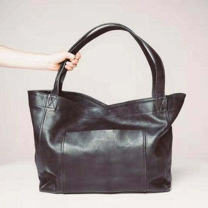 Women Extra Large Casual Soft PU Leather Handbag Shoulder Shopper Bag Tote