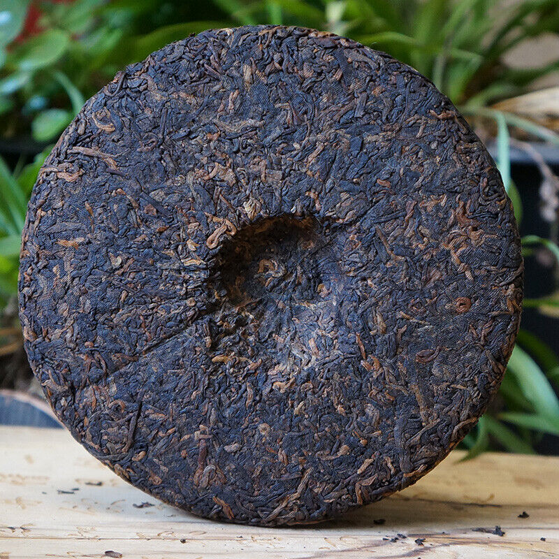 2010 Haiwan Lao Tong Zhi Old Comrade 908 Mini Pu'er Tea Cake Puerh Ripe 200g
