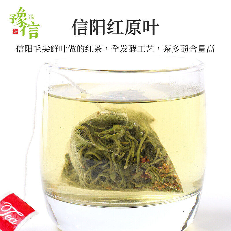 Yushin Guihua Mao Jian tea 豫信 桂花毛尖茶 三角包袋泡茶 桂花毛尖组合型花草茶