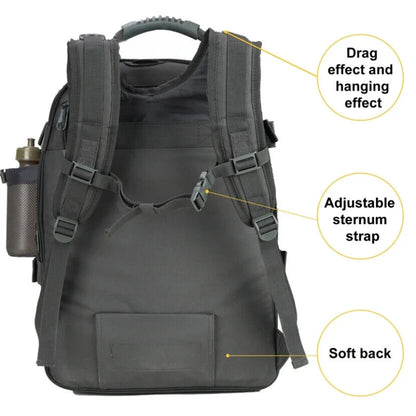 60L 25L Tactical Backpack Men Travel HikingTrekking Outdoor Bag Men's Backpacks