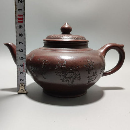 Vintage Chinese Yixing Purple Clay Teapot Zisha Ceremony Teaware Collection Rare
