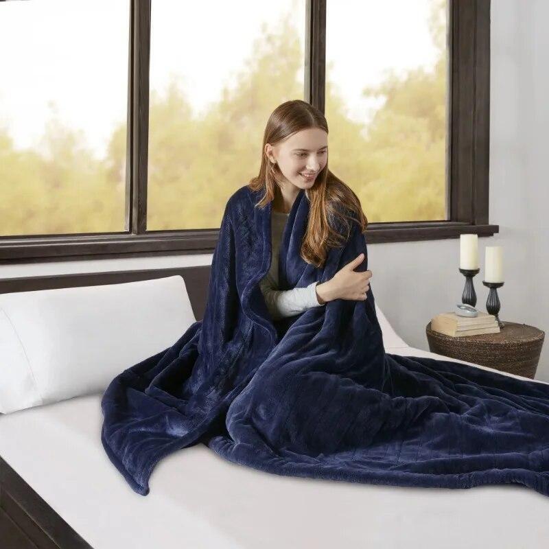Beauty rest Electric Blanket twin Size - Heated Blanket with Dual Control
