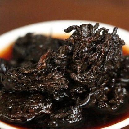 Pu-erh Loose Tea Ripe Puer Nubs Nugget TeaAged Golden Bud Lao Cha Tou