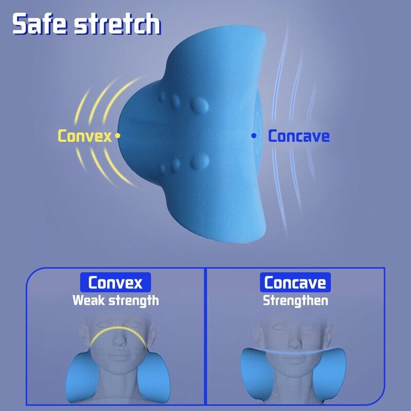 Neck Massage Pillow Shoulder Cloud Shape Stretcher Traction Cervical Pain Relief