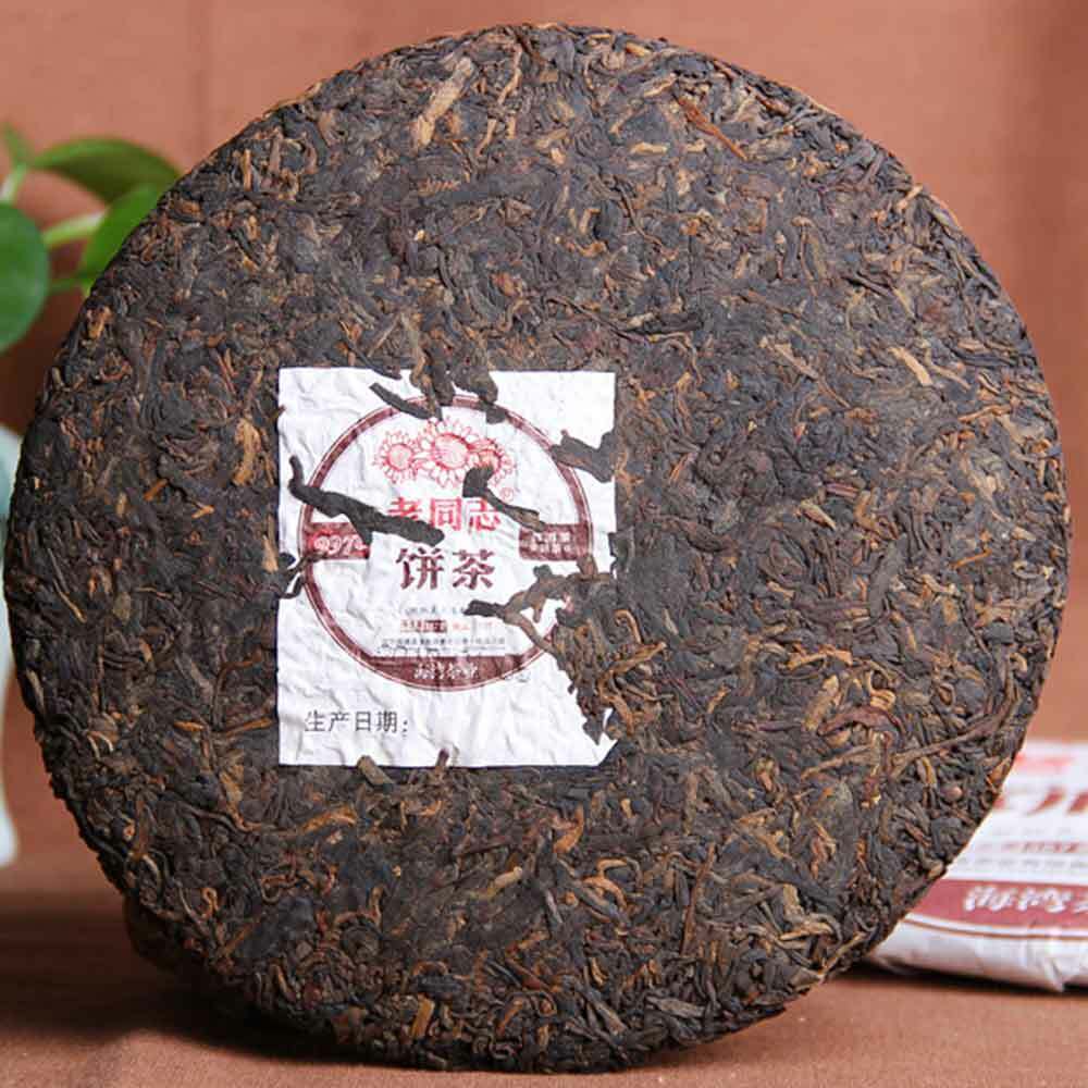 New! Lao Tong Zhi Old Comrade Ripe Puer Tea Cake HaiWan yr 9978 (batch 211)