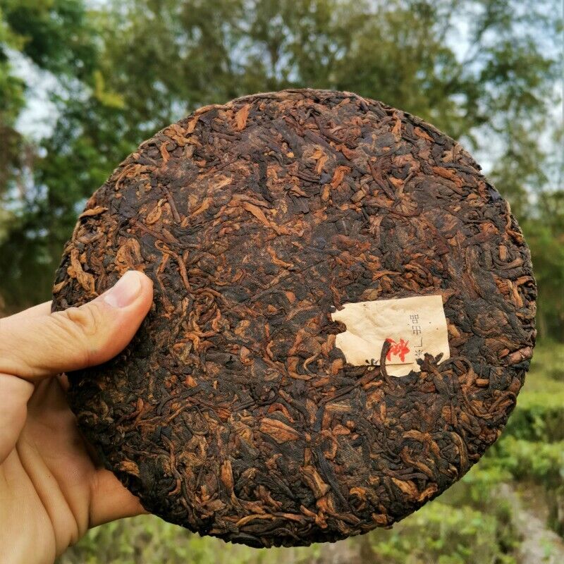 357g Premium Bulandashu Ripe Tea Zhonghong Yin Brown Mountain Big Tree Ripe Tea