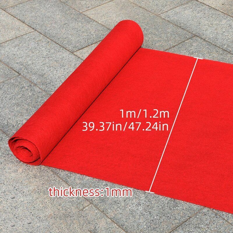 Aisle Runner Stepping Rug Blanket Disposable Wedding Pad Carpet Polyester 3/5/8M