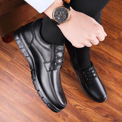 Men's Genuine Leather Handmade Shoes Office Loafers Man Business Shoes