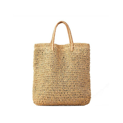Straw Women Shoulder Bags Woven Handbags Rattan Summer Beach Bag Tote Lady