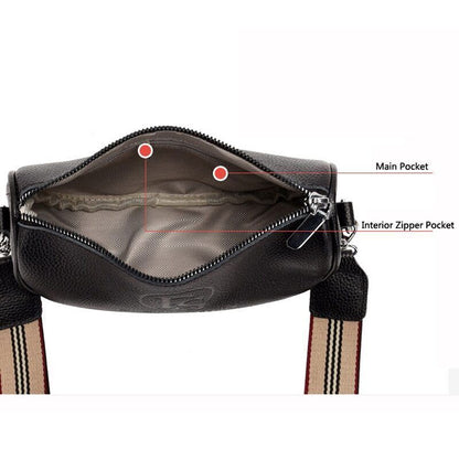 Crossbody Handbags Women'S Genuine Leather Saddle Shoulder Bag Girl Bag