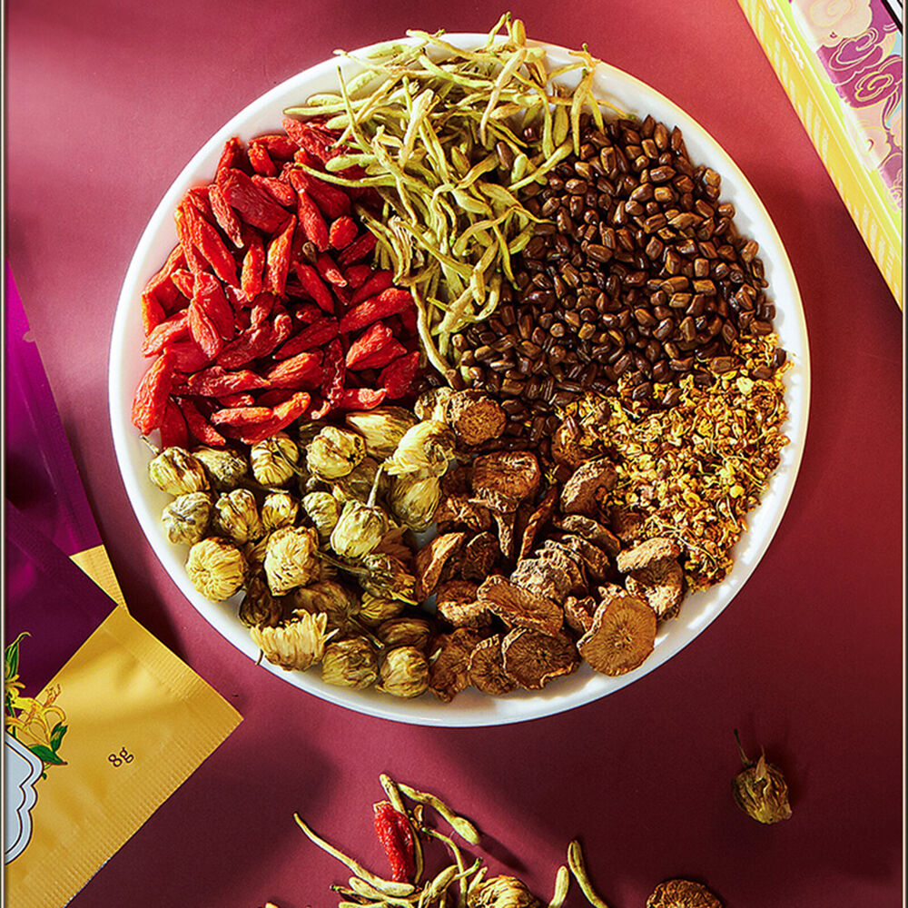 120g Organic Chrysanthemum Wolfberry Cassia Flower Tea Honeysuckle Burdock Root