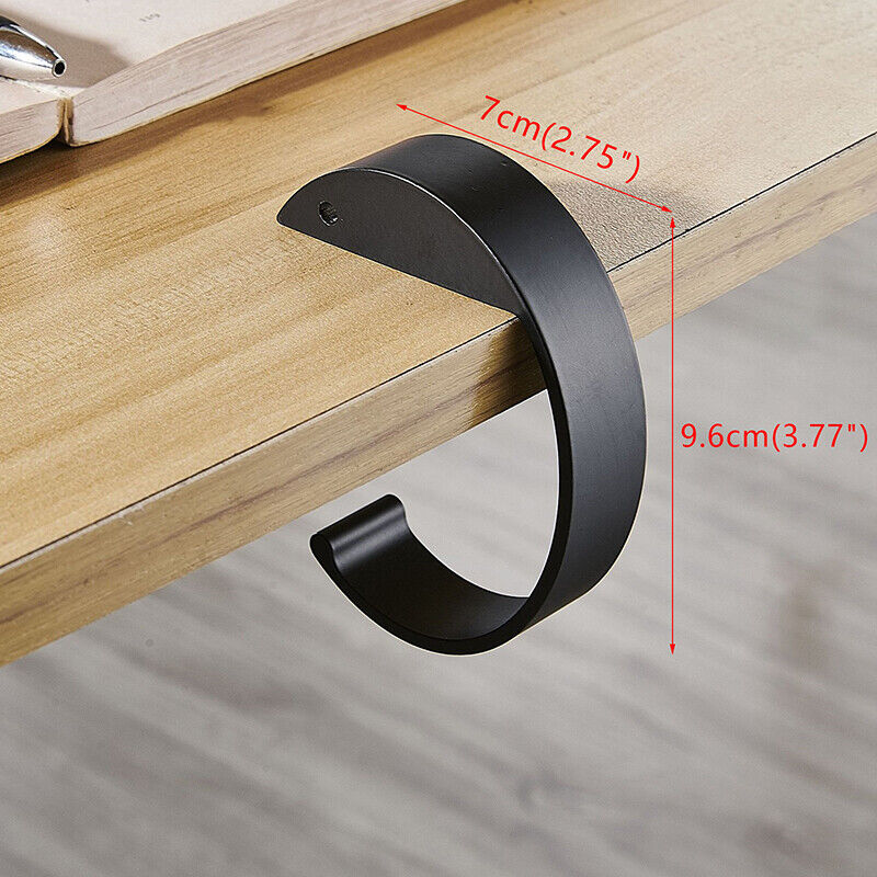 Adjustable Desk Edge Hook Without Punching Office Desktop Edge Hanging Bag Hook