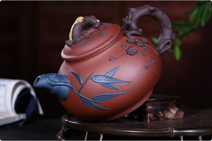 Chinese Yixing Zisha Clay Handmade Exquisite Teapot #8885522