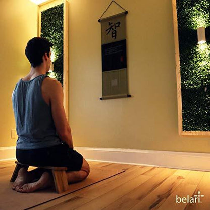 Belari Teak Meditation Bench - Seat - Stool -