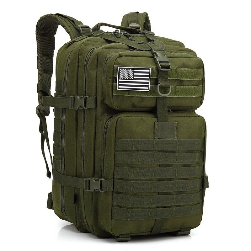 Military Bag Men Tactical Army Bug Out Bag Waterproof Camping Hunting Backpack