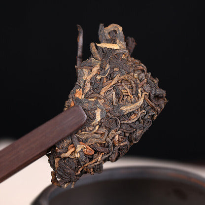 357g 2007 Haiwan 7978 Shu Pu-erh Tea Batch 701 Aged Tree Ripe Puerh Tea Cake