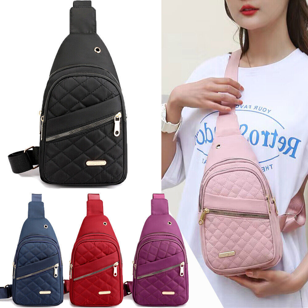 Fashion Womens Chest Pack Casual Shoulder Bag Crossbody Sling Small Back Pack US