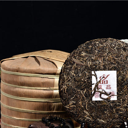 357g Health Care Cha Tea Cake Top-Grade Bohai Pu-erh Tea Ancient Tree Green Tea