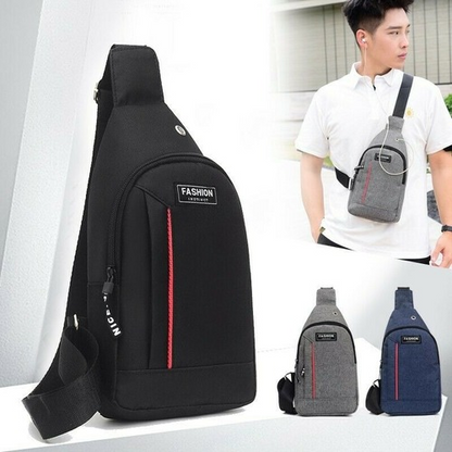 Men Shoulder Bags Packs Sling Bag Crossbody Sport Shoulder Chest Bag