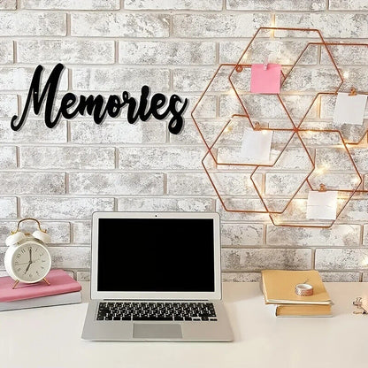 CIFBUY Letters Memories Metal Wall Decoration Iron Art Decorations Home
