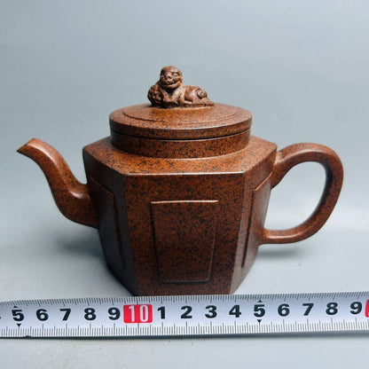 Vintage Chinese Yixing Purple Clay Teapot Zisha Ceremony Fashion Gift Teaware