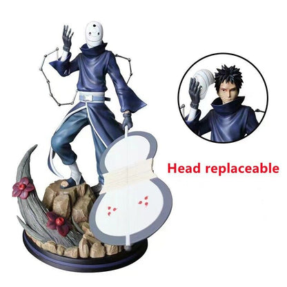 Anime Naruto Shippuden GK Akatsuki Obito Uchiha Action Figure PVC Model Statue
