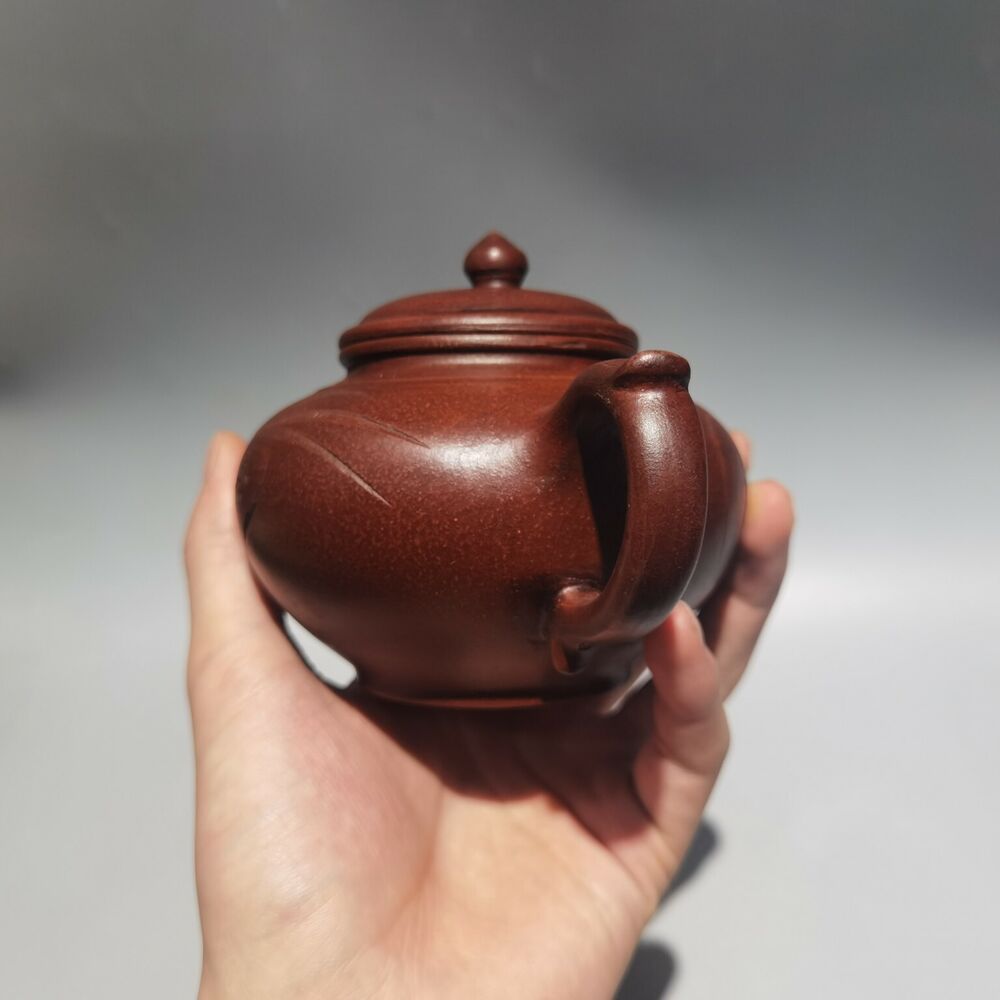 chinese yixing purple clay teapot tea set cute fine claypot pouring pot zisha c