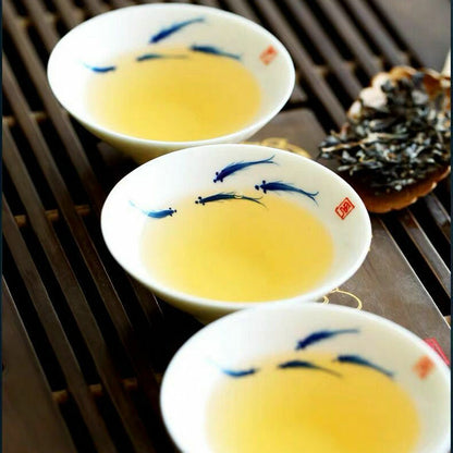 Pu-Erh, Shengjiayuan, Nannuoshan (pure ancient tree material), 2020y, 357g