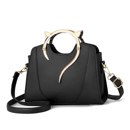 Handbag Women Purse Brand PU Leather Shoulder Bag Crossbody White