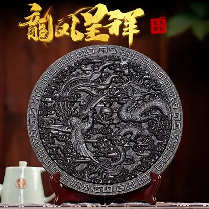 Dragon & Phenix Da Hong Pao Tea Cake Big Red Robe Tea Wuyi Oolong Tea 500g